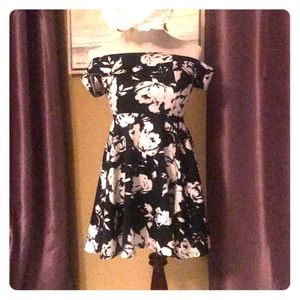 Black & White Swing Dress